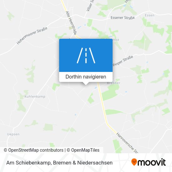 Am Schiebenkamp Karte