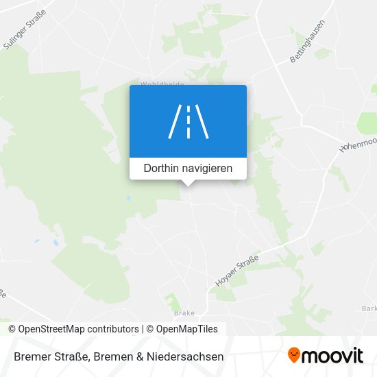 Bremer Straße Karte