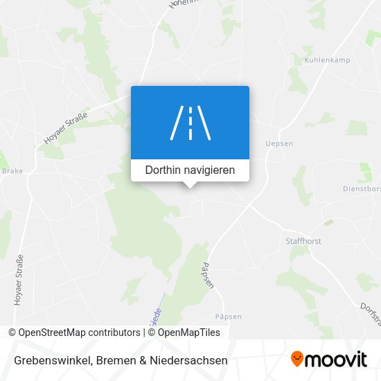 Grebenswinkel Karte