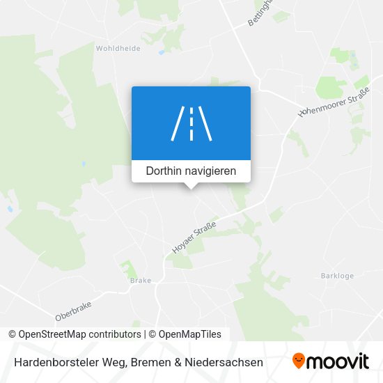 Hardenborsteler Weg Karte