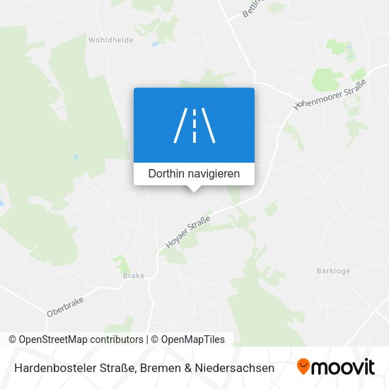 Hardenbosteler Straße Karte