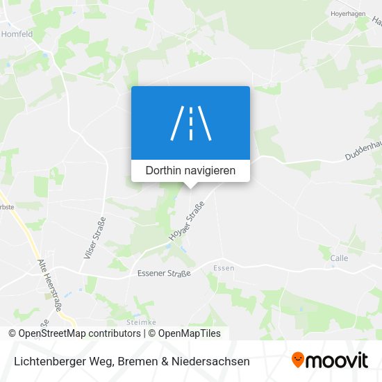 Lichtenberger Weg Karte