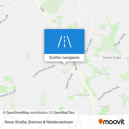 Neue Straße Karte