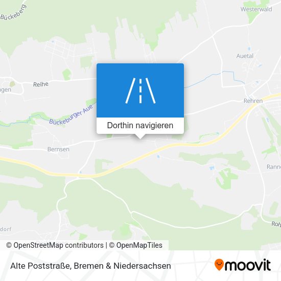 Alte Poststraße Karte