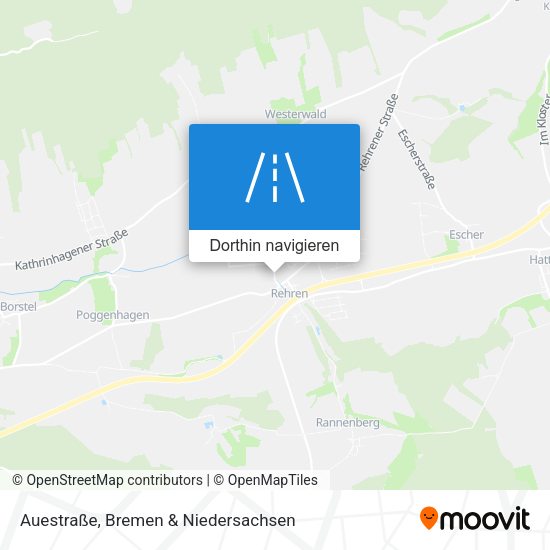 Auestraße Karte