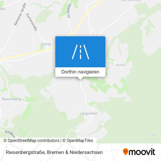 Riesenbergstraße Karte