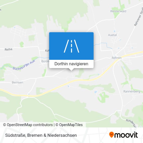 Südstraße Karte