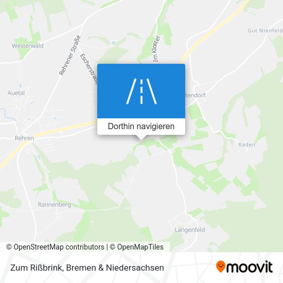 Zum Rißbrink Karte