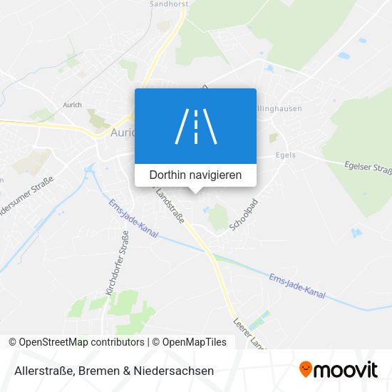 Allerstraße Karte