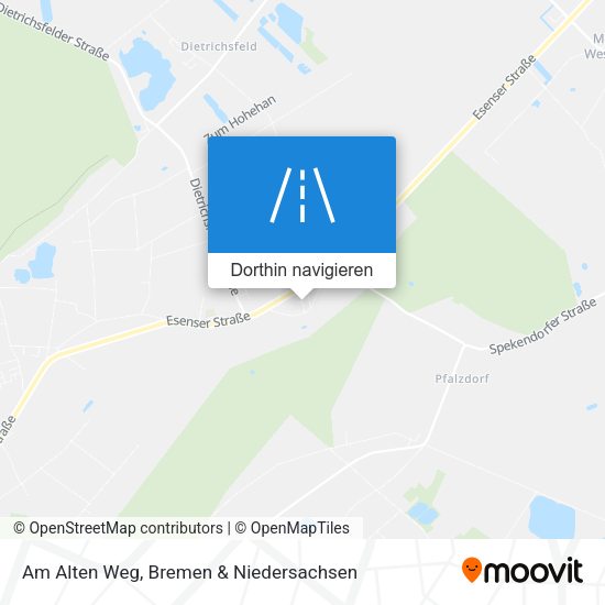 Am Alten Weg Karte