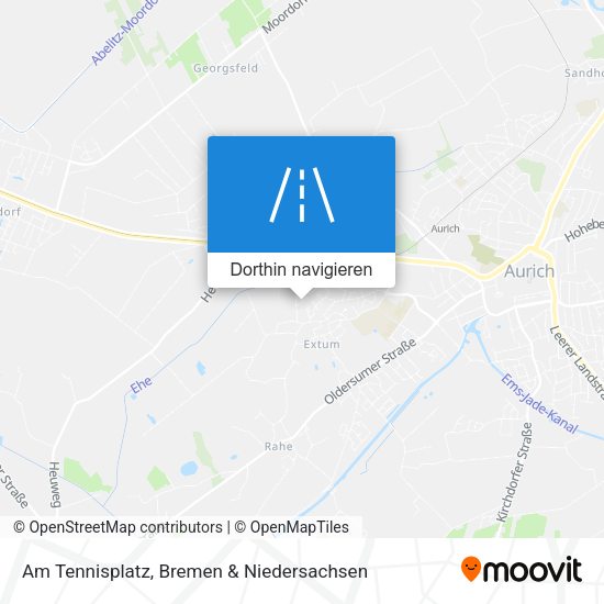 Am Tennisplatz Karte