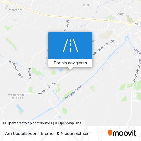 Am Upstalsboom Karte