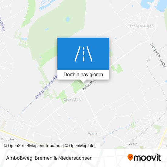 Amboßweg Karte
