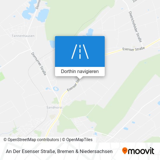 An Der Esenser Straße Karte