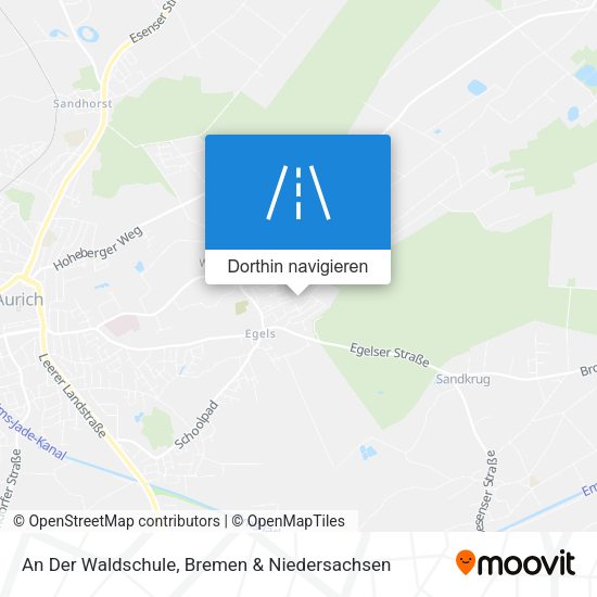 An Der Waldschule Karte