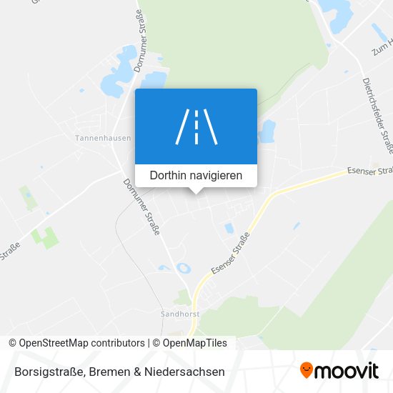 Borsigstraße Karte
