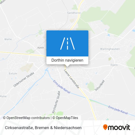 Cirksenastraße Karte