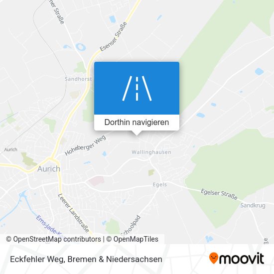 Eckfehler Weg Karte