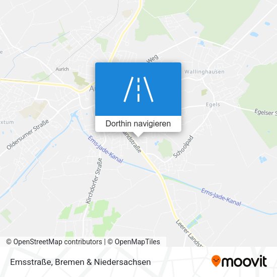 Emsstraße Karte