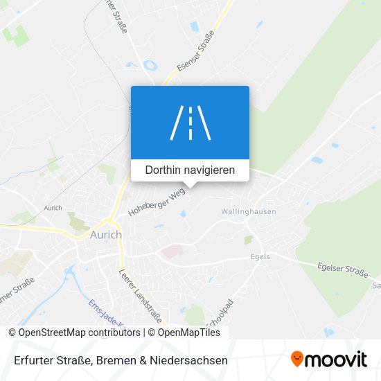 Erfurter Straße Karte