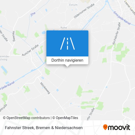 Fahnster Streek Karte