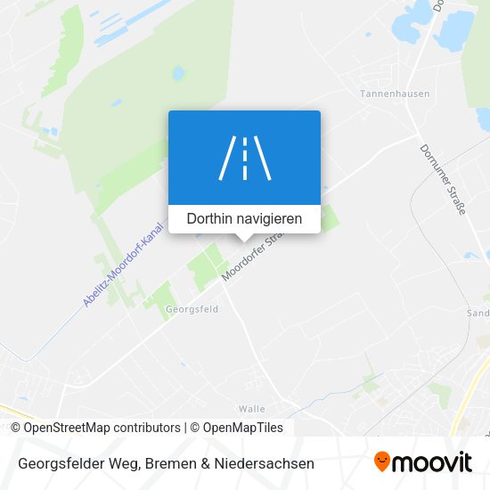 Georgsfelder Weg Karte