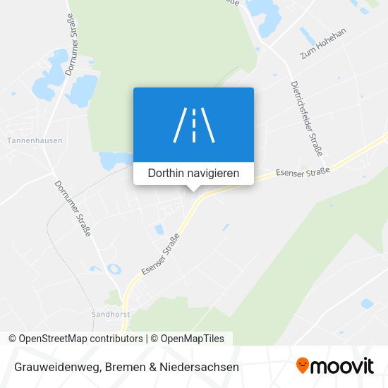 Grauweidenweg Karte