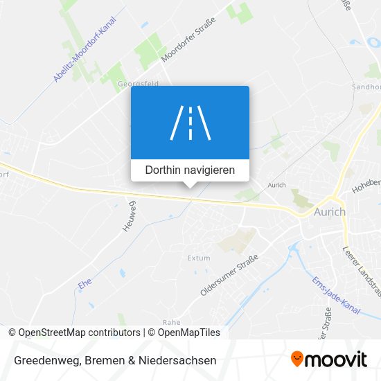 Greedenweg Karte