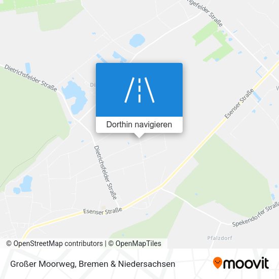 Großer Moorweg Karte