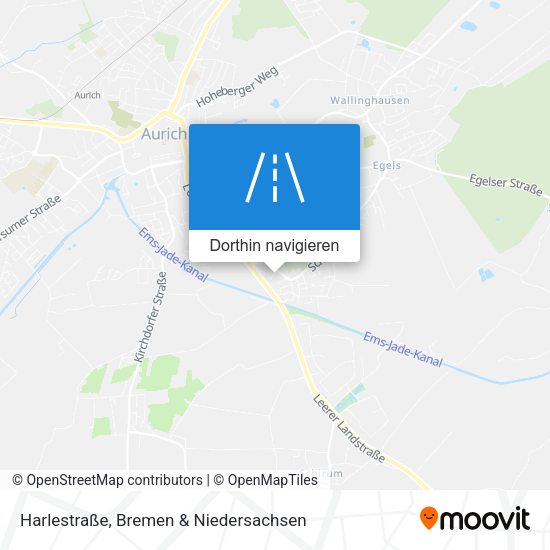 Harlestraße Karte