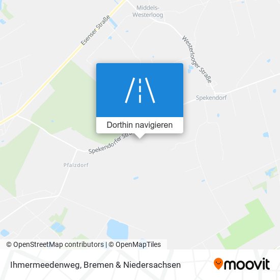 Ihmermeedenweg Karte