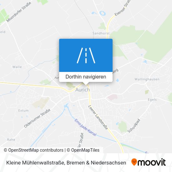 Kleine Mühlenwallstraße Karte