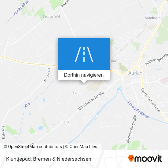 Kluntjepad Karte