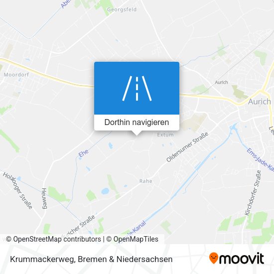 Krummackerweg Karte