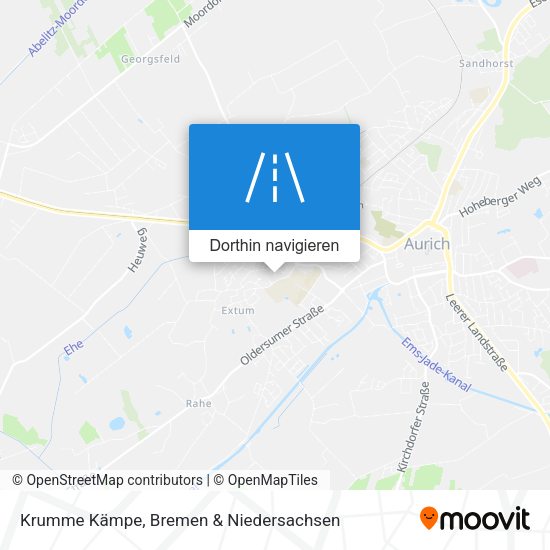 Krumme Kämpe Karte