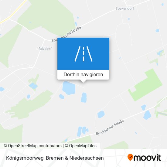Königsmoorweg Karte