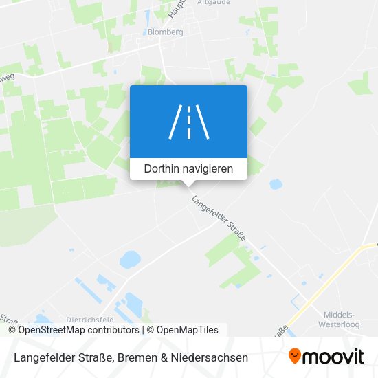 Langefelder Straße Karte