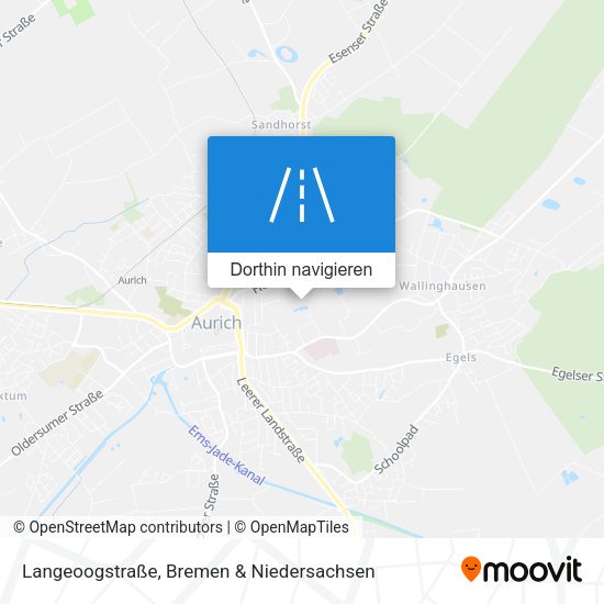 Langeoogstraße Karte