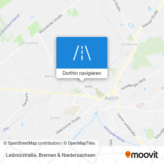 Leibnizstraße Karte
