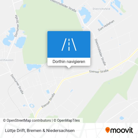 Lüttje Drift Karte