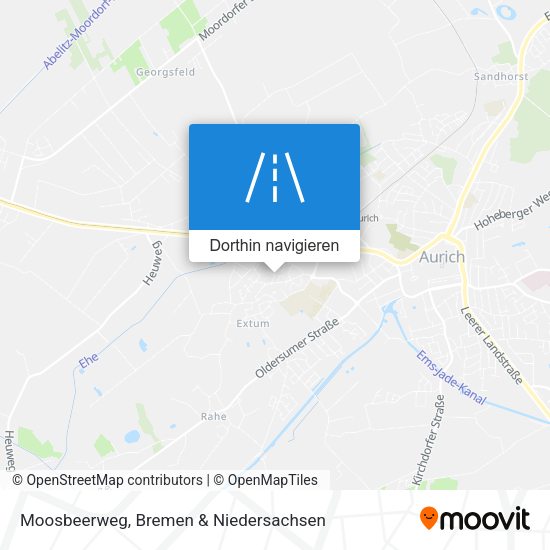 Moosbeerweg Karte