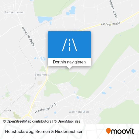 Neustücksweg Karte