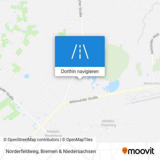 Norderfeldweg Karte