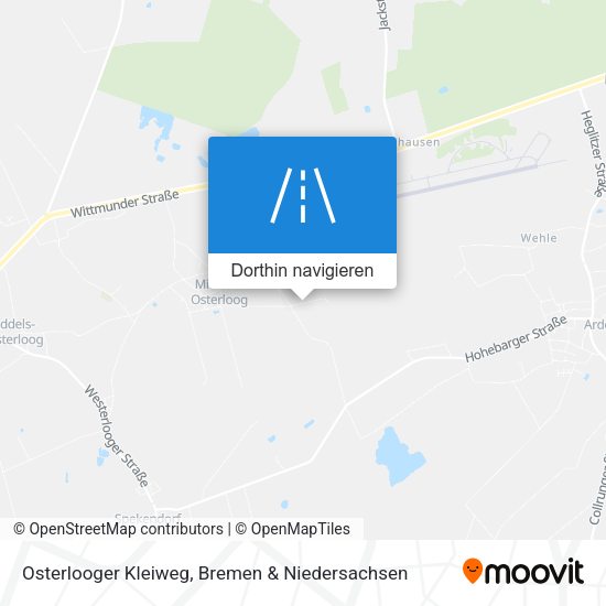 Osterlooger Kleiweg Karte