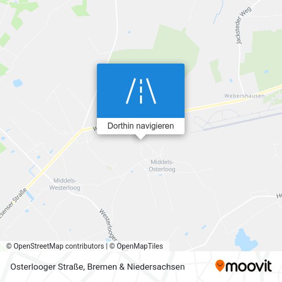 Osterlooger Straße Karte