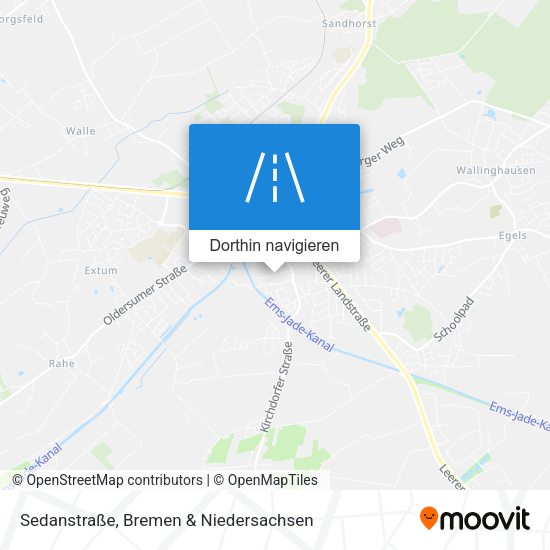 Sedanstraße Karte