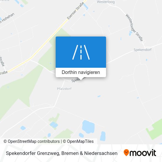 Spekendorfer Grenzweg Karte