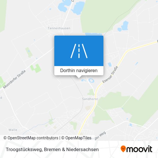 Troogstücksweg Karte