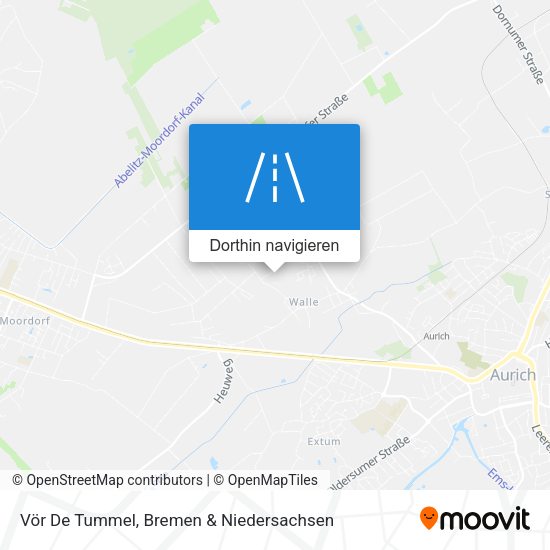 Vör De Tummel Karte