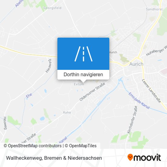 Wallheckenweg Karte